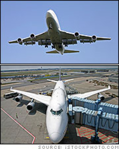 Passenger planes (Boeing 747)