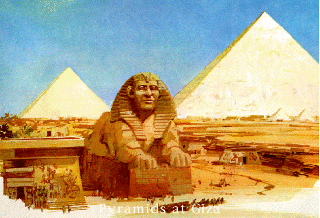 The Building of the Great Pyramid of King Khufu at Giza