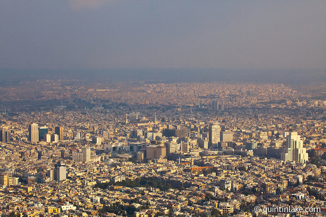 Arriving in Damascus