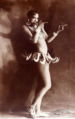Josephine Baker's first performance