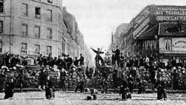 Uprising of Paris Commune against the Convention