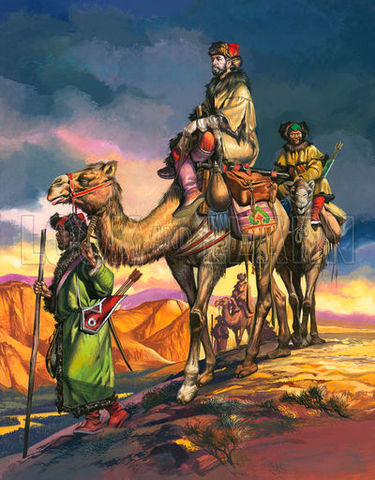 Marco leaves with his father and uncle