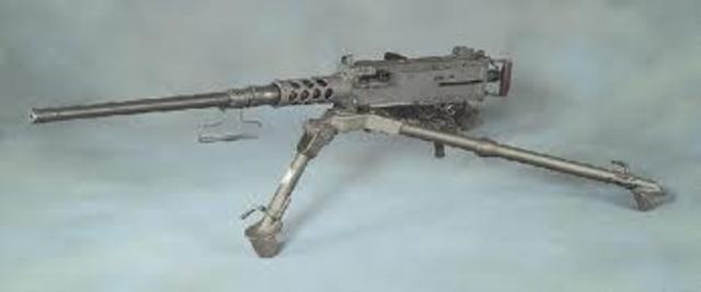 Browning .50 cal machine gun