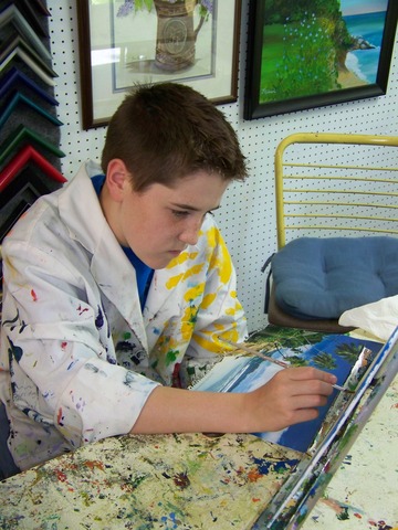 Hace seis años que empecé a dibujar.