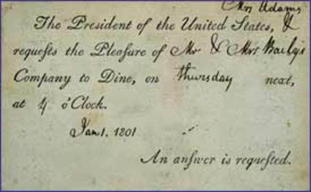 The White House is open to the public