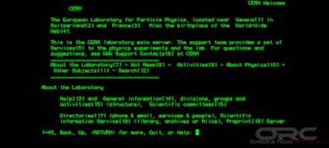 The very first website