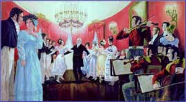 John Adams, grandson of one president and son of President John Quincy Adams, marries Mary Catherine Hellen in the White House