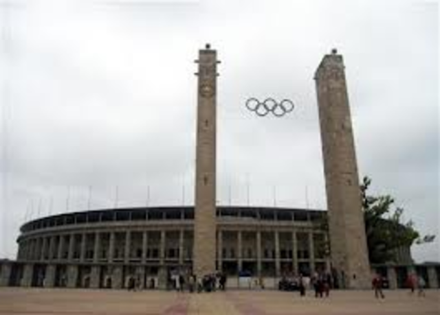 The summer Olympic Game are held in Berlin, Germany. The nazis remove anti-jewish signs from public display and restrain anti-Jewish activities to avoid international criticism.