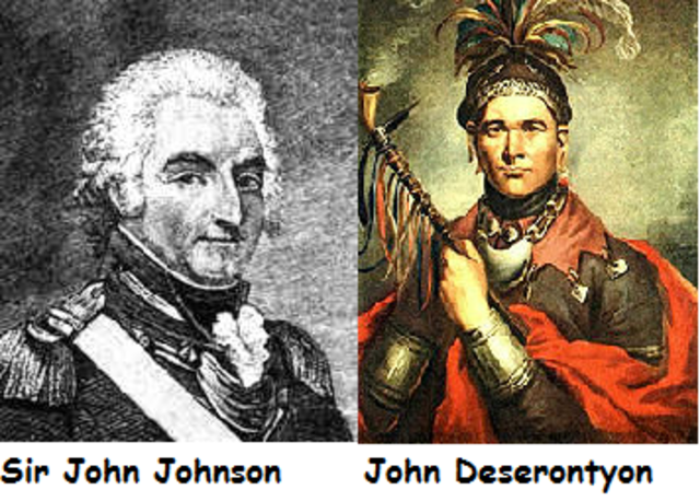 John Deserontyon helps Sir John Johnson Escape