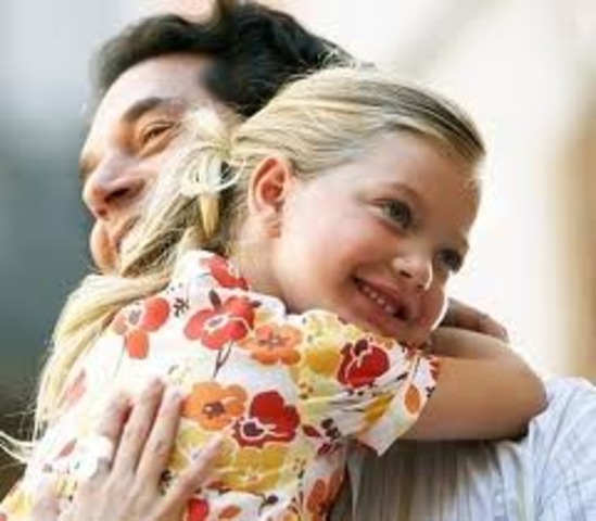 Me encontré mi padre para la primera vez. Yo estaba seis años.