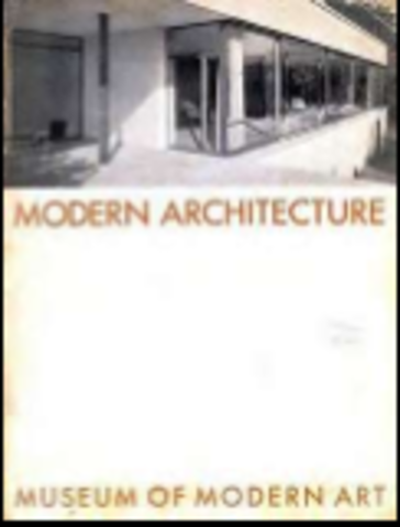 MoMA Act 1 Modern Architecture International Exhibition , Johnson, Hitchcock