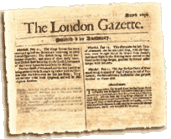 Newspapers In Early 17th Century