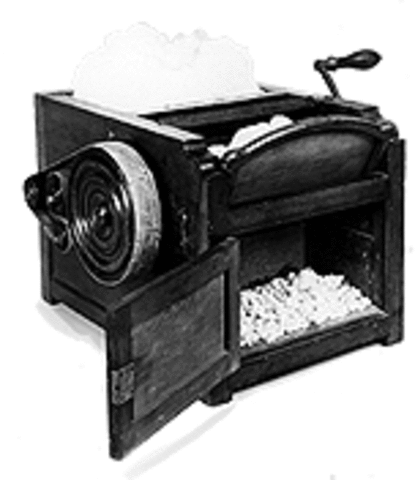 Cotton gin is invented in U.S