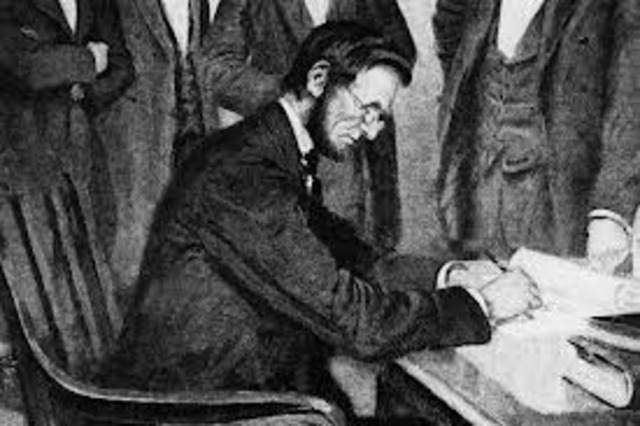 Signing of the Emancipation Proclamation