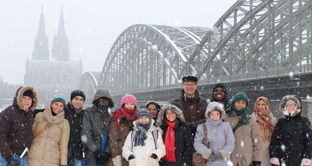 Fellows arrive to Cologne