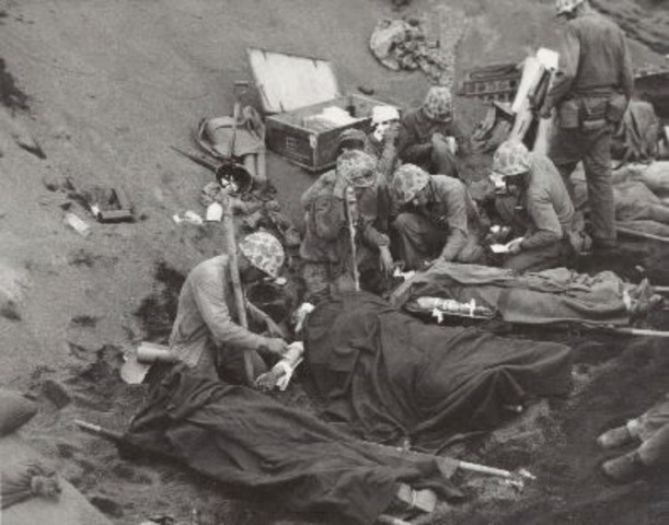 Americans Land at Iwo Jima