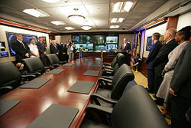 The White House Situation Room is renovated