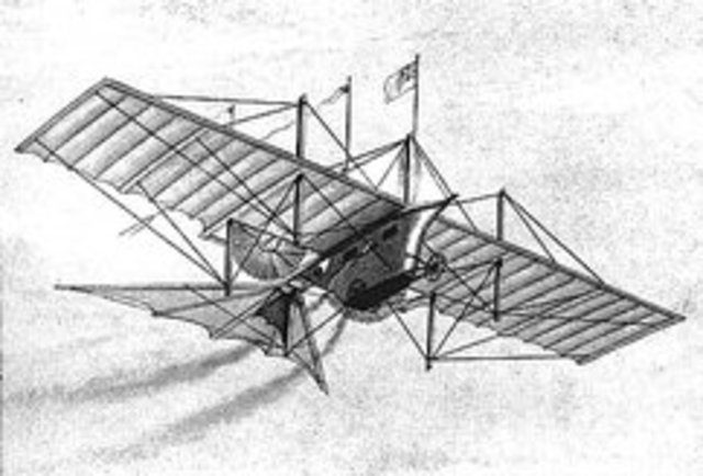 William Henson: The Aerial Steam, the first aircraft design to show propellers.