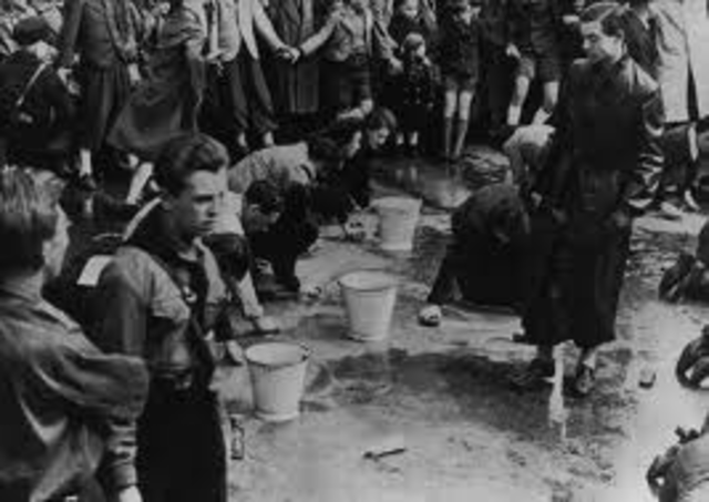 Children forced to Clean Streets