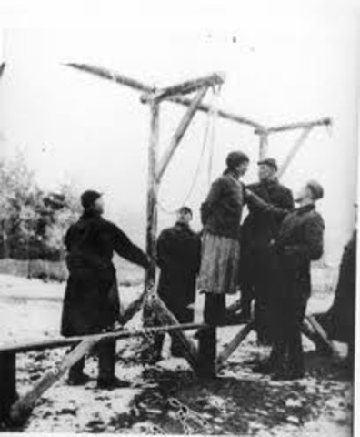 Bridget Bishop hanged