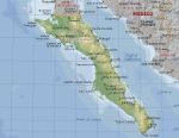 Hernando Cortes reaches Baja California