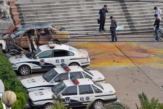 Two car bombs sparked near Algeria's Constitutional Council, along with the United Nations office. Killing more than 60 people.