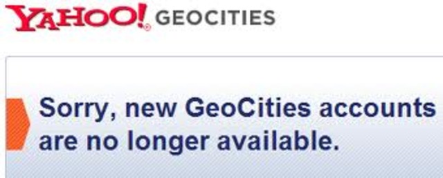 GeoCities shuts down United States service.