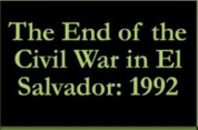 End of the civil war