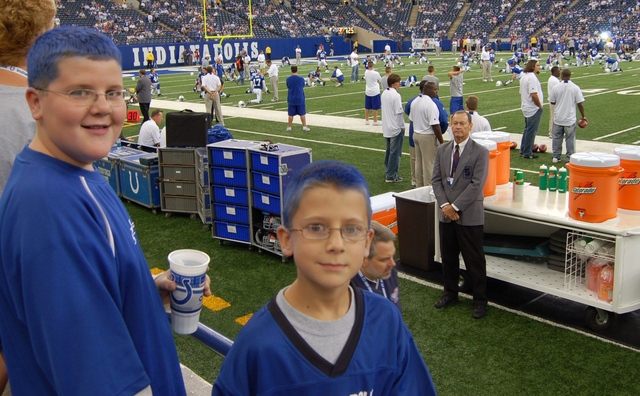 Hace siete añosque fui a un partido de Colts.