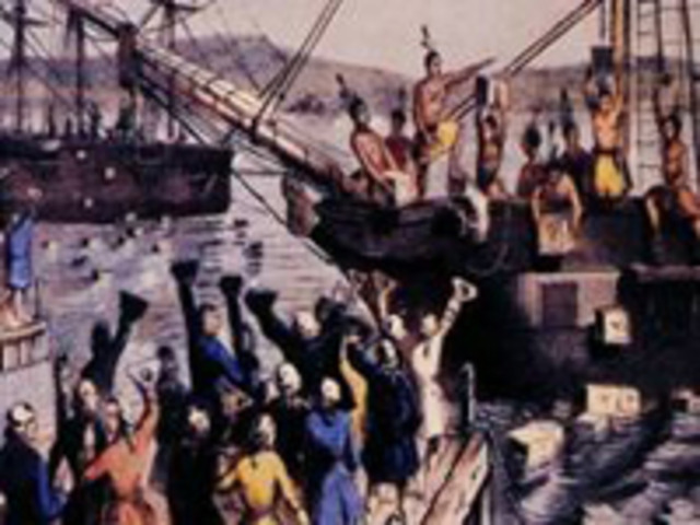 The Tea Act and The Boston Tea Party