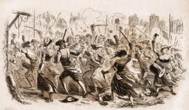 Food riots across Paris