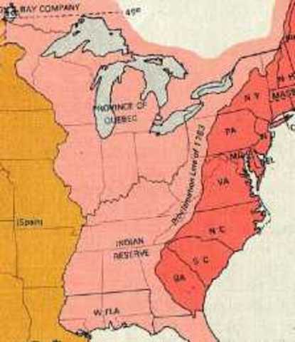 The Proclamation Line of 1763