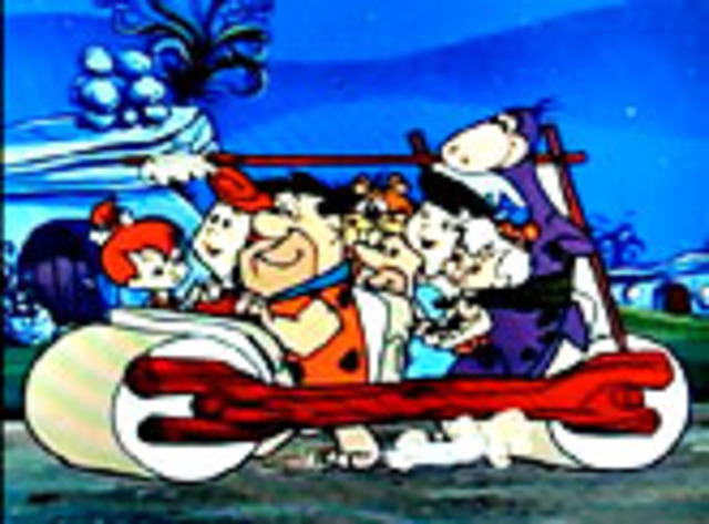 The Flintstones aired on television