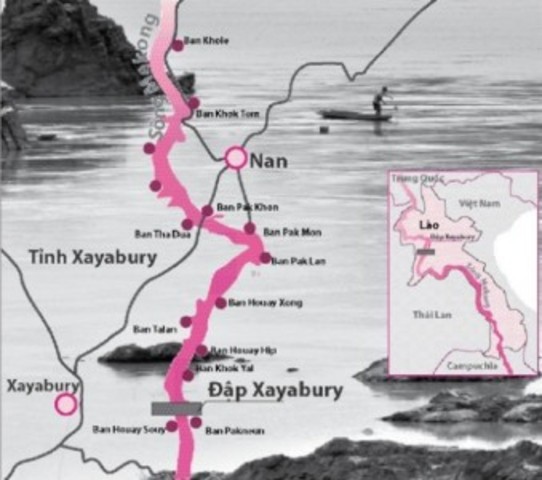 Laos approves the dam at Xayaburi