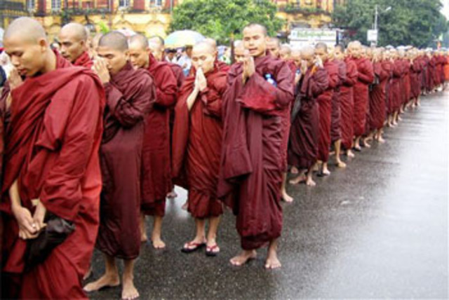 Monk Protest