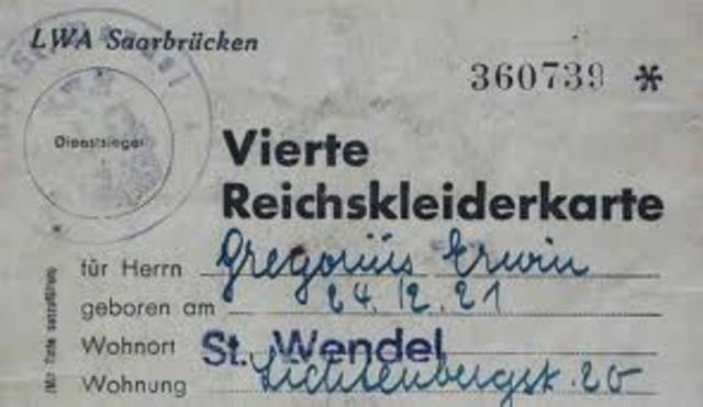 Jews not eligible for clothing rations.