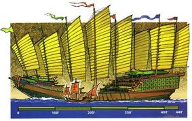 Zheng He captains his first voyage
