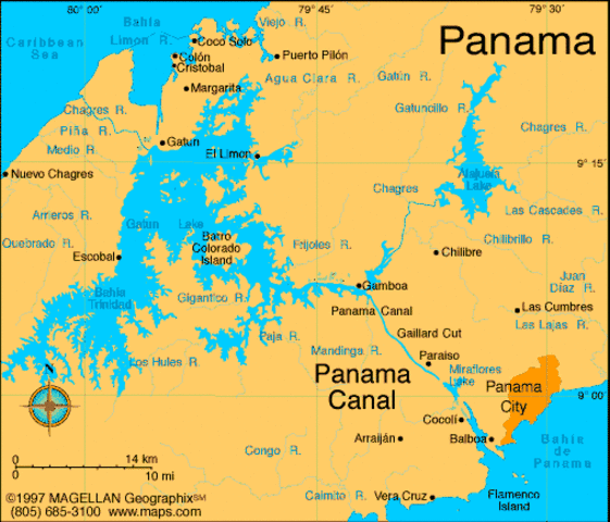 Panama Canal Opens