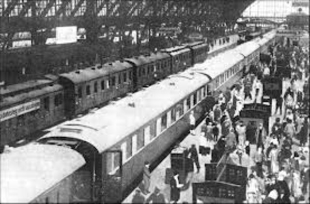 busy railway station