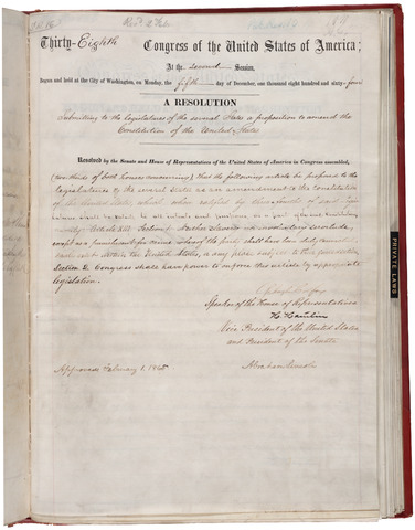 U.S. 13th Amendment