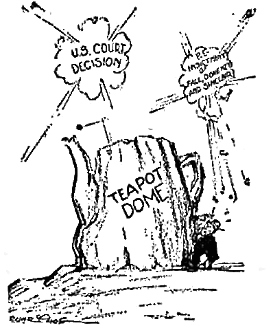 Teapot Dome scandal begins