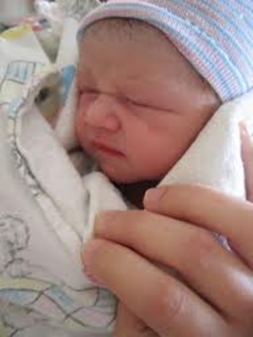 His daughter was born!