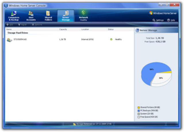 Windows Home Server Released