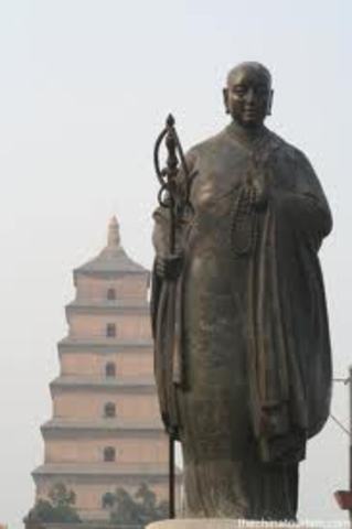 Becomes an official monk