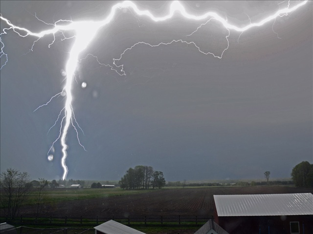 Man Hit By Lightning