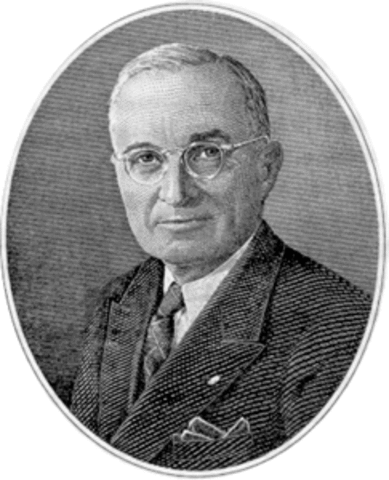 Harry S. Truman becomes president