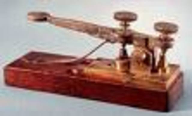 Samuel Morse invents a telograph