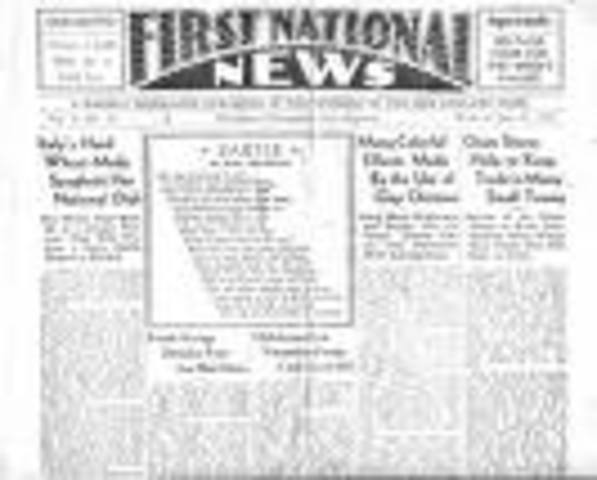 the first newspaper edited