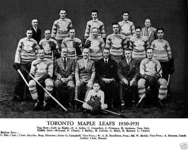 Toronto Maple Leafs 1st hat trick (Hap Day) vs NY Rangers