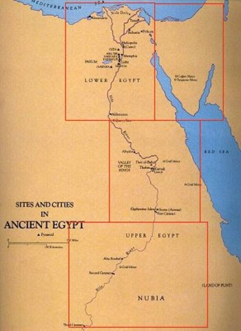 Kingdoms of Upper and lower Egypt unite.